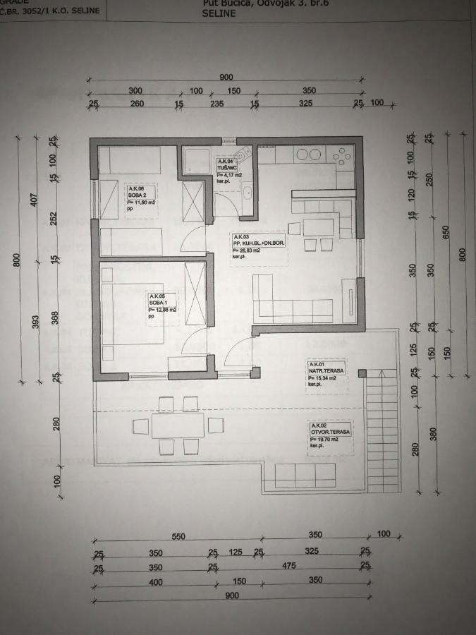 Apartment Mia Seline Eksteriør bilde